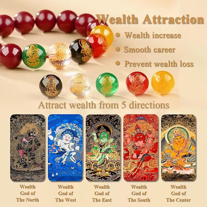 Chinese Feng Shui Good Luck and Wealth Bracelet for Men Women Red Cinnabar Bead,Lucky Bracelets Used to Bring wealth,Success,Money,Attract Wealth Money Feng Shui Jewelry,Wealth and Lucky Protection Amulet Taisman